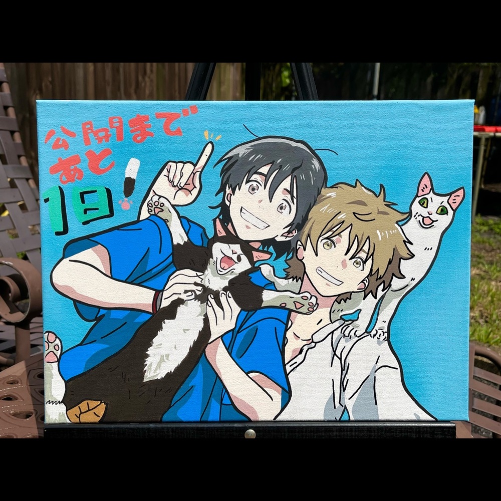 Shun Hashimoto and Mio Chibana from The Stranger By the Beach ☀️ DM to purchase